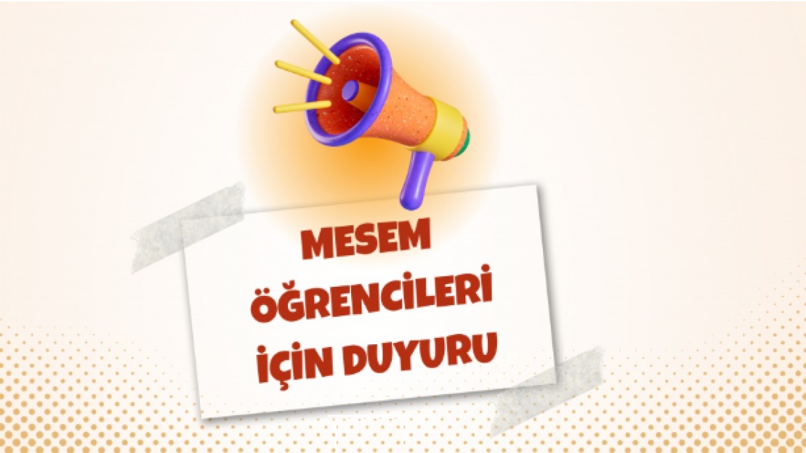 MESEM 11 ve 12. SINIFLARIN ONLİNE DERS PROGRAMI